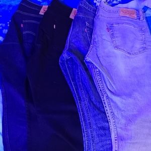 4 pair Levi's 502 34x30